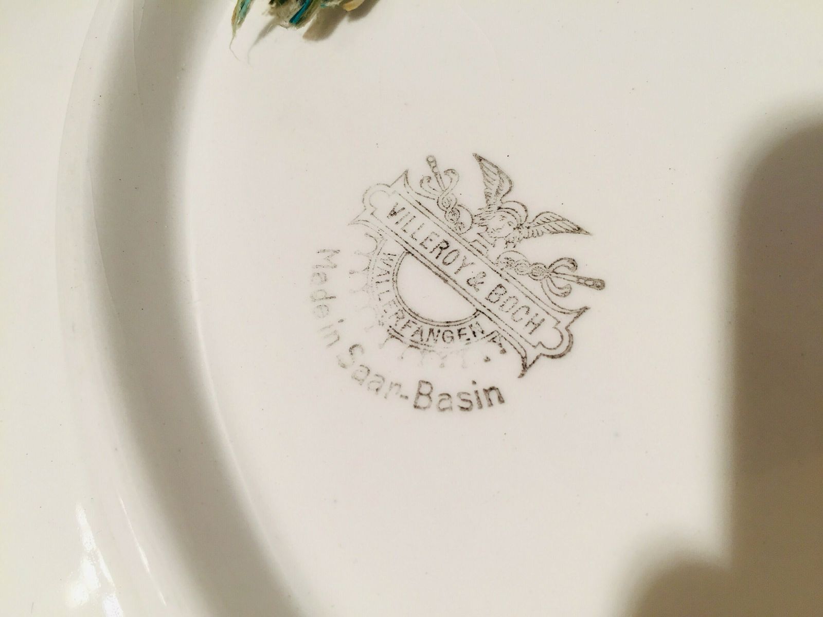 Villeroy & Boch Stag Deer Motif Wall Plate / Vintage Wall Decor 1960s photo vinterior