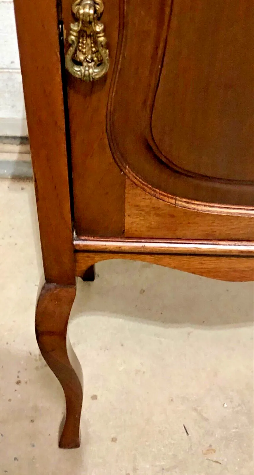 Handsome Antique Mahogany Bedside Cabinet photo vintage