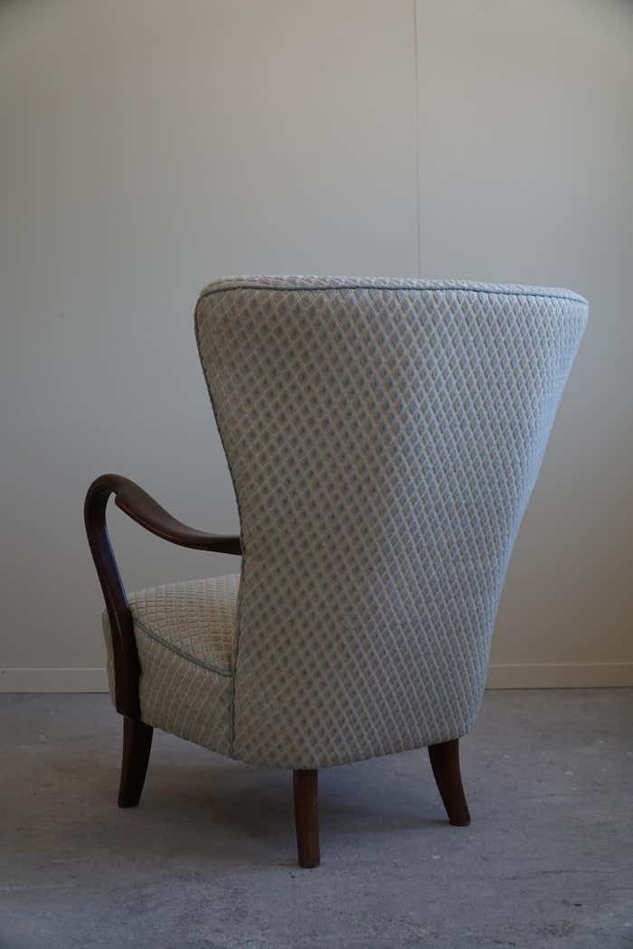 2174.0 Slagelse Møbelfabrik, Danish Modern Lounge Chairs With Footstool In Beech, 1960s photo