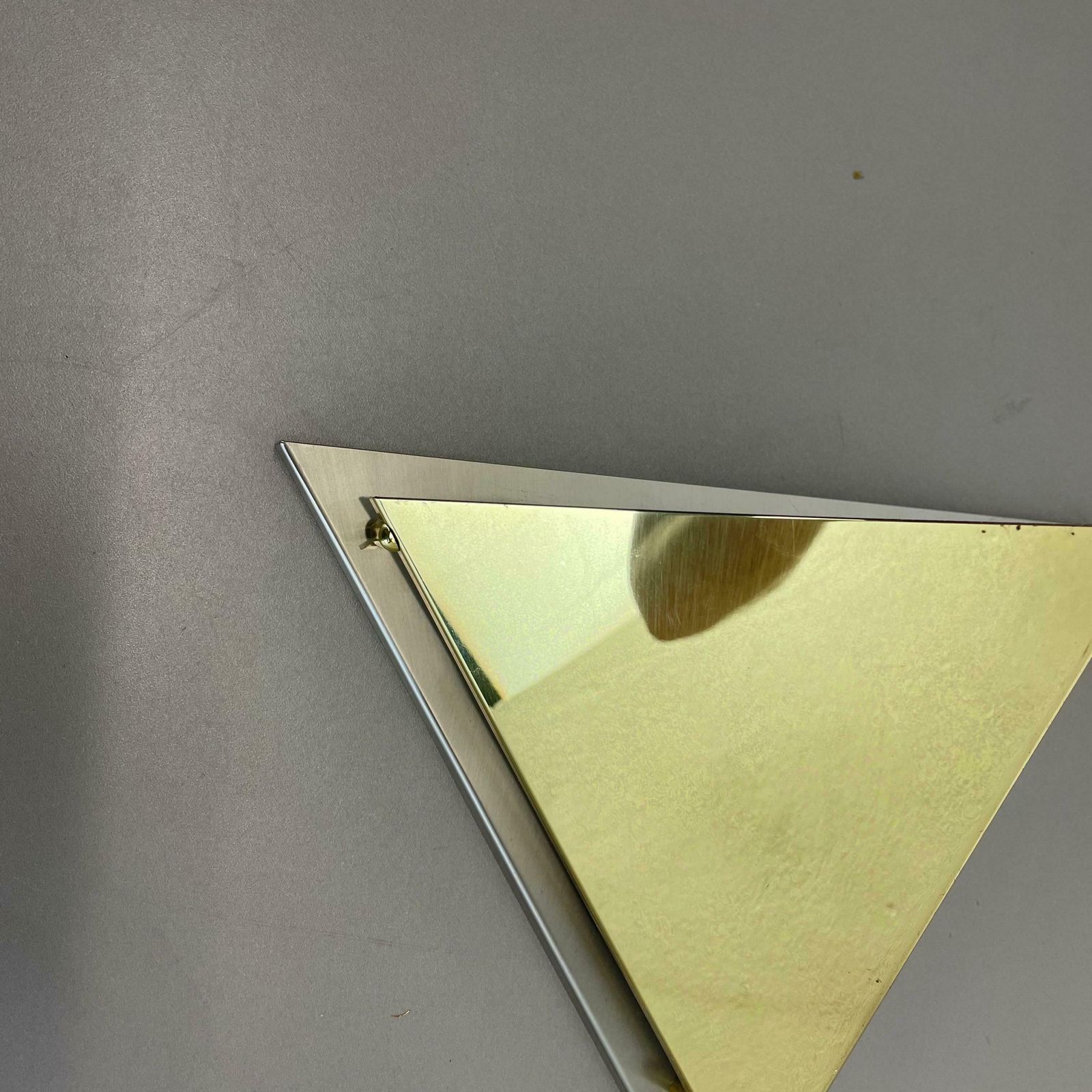 photo vinterior Set Of 2 Brass Sciolari Style Wall Light Sconces Bankamp Leuchten, Germany, 1980