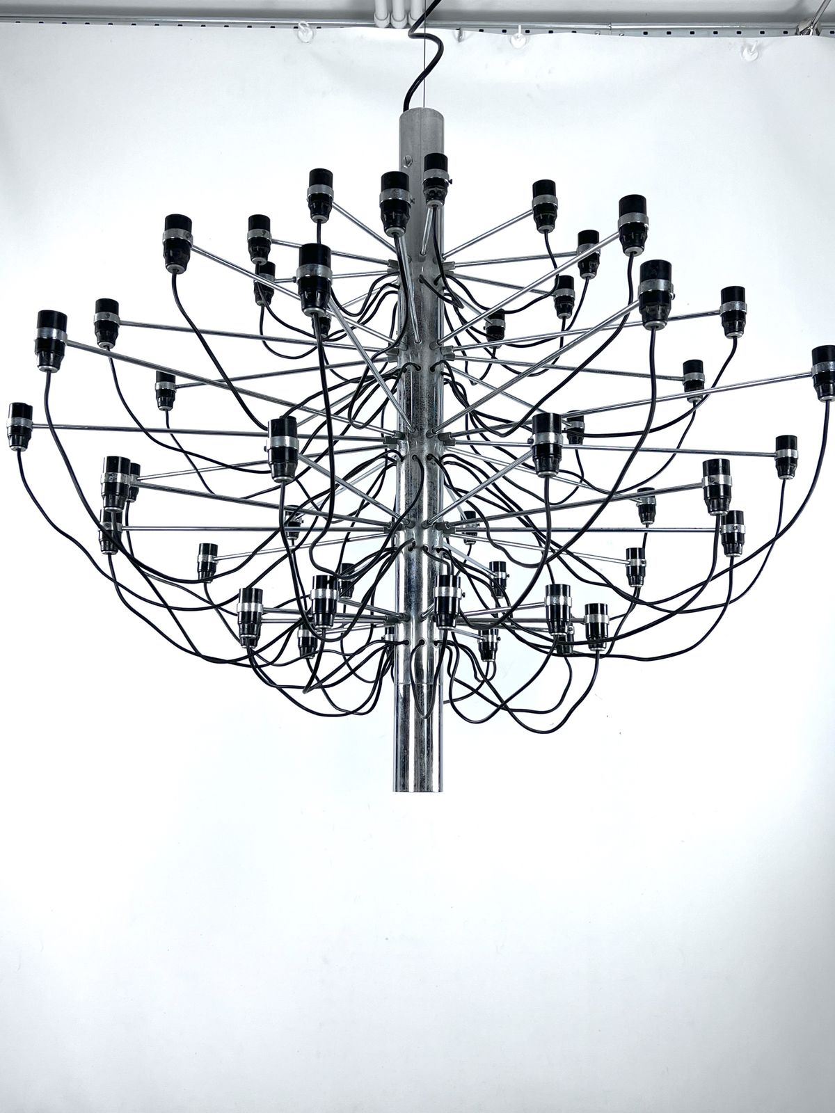 photo buy Rare Early Serie Of Midcentury Arteluce Chandelier, Model 2097/50. Italy 1958.