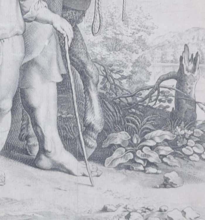 The Flight Into Egypt 17th Century Engraving After Rubens By Lucas Vorsterman 1620 photo Art