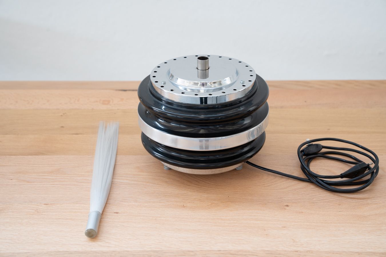 Swivel Fiber Optic Table Lamp From The 70s photo for sale