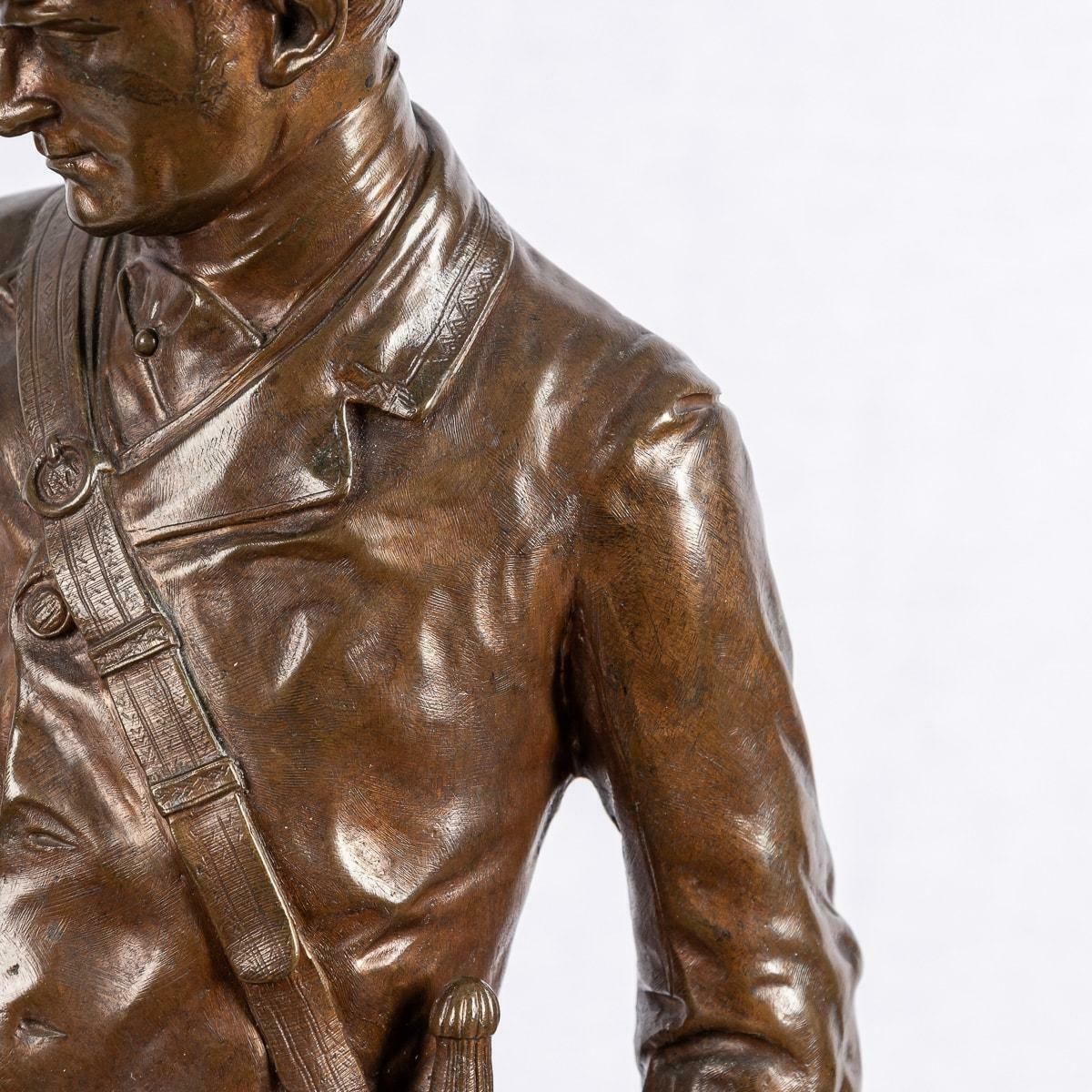 19th Century French Bronze 'Valet De Limier', Pierre Jules Méne, C.1879 photo vinterior