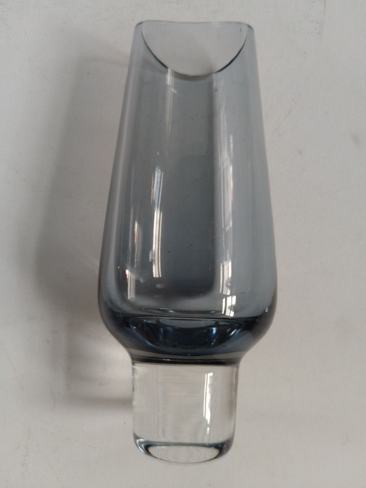 Afors (Sweden) Sommerso Pedestal Vase Designed By Ernest Gordon photo 125.0