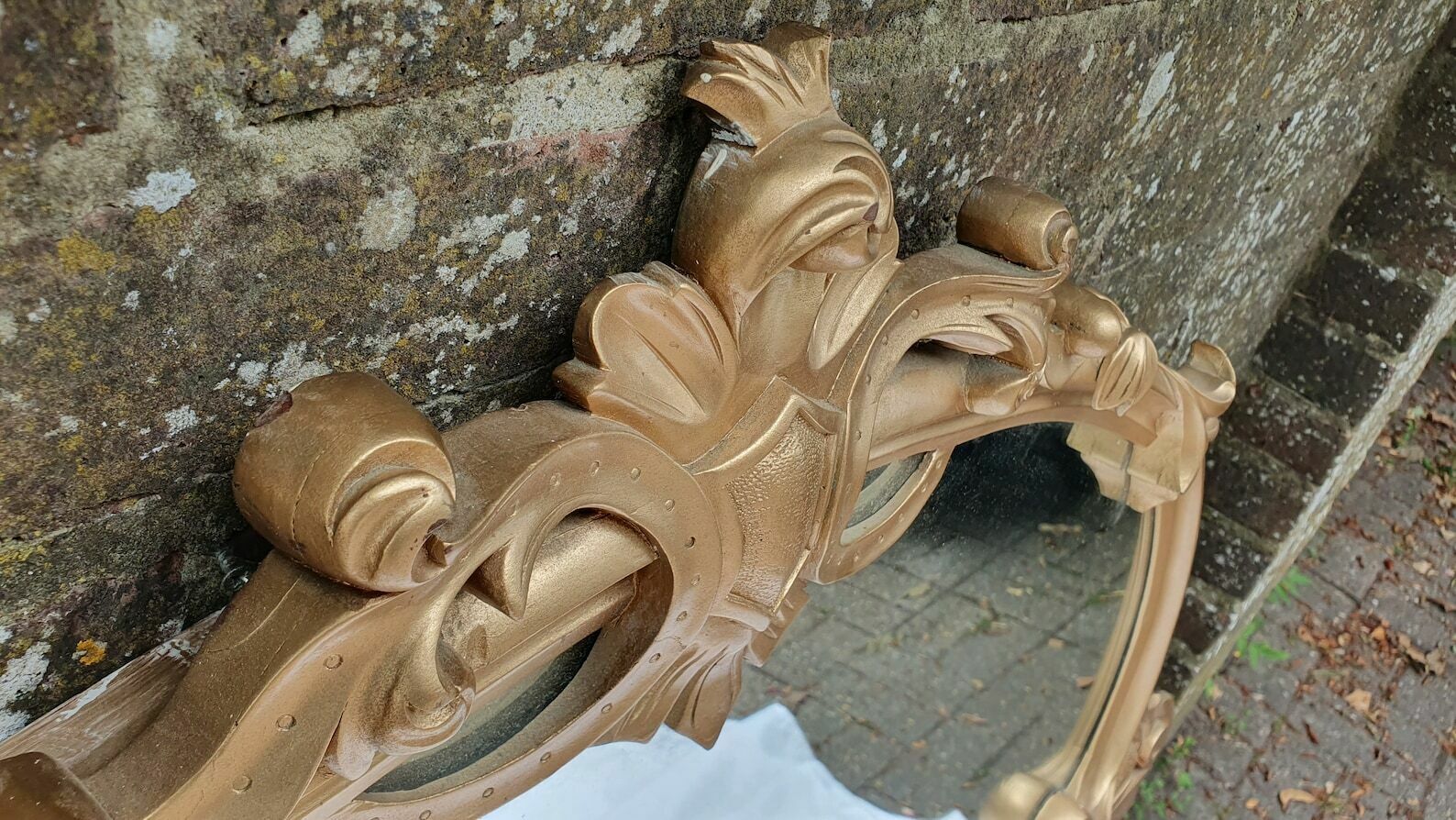 Large Victorian Top Quality Ornate Gold Gilt Wall Mirror Wonderful Carved Features Over Mantel Mantle photo 295.0