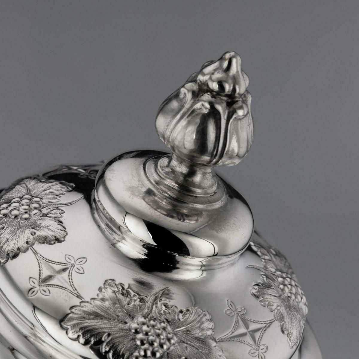 19th Century German Solid Silver Worms Shooting Presentation Cup, Hanau, C.1895 photo vintage