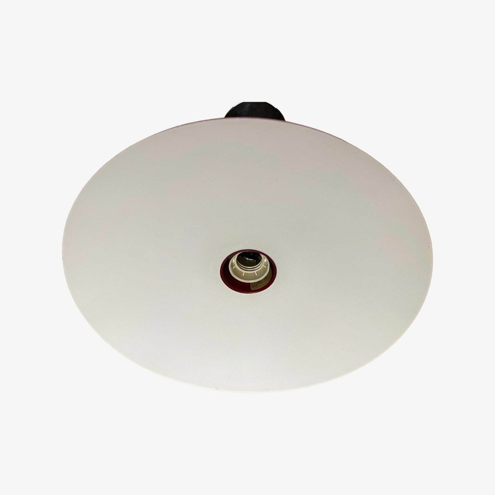 1960s Red Dutch Design Pendant Light Made From Metal   Vintage Hanging Lamp From The Netherlands   Dutch Mid Century Modern Vintage Lighting photo Lighting