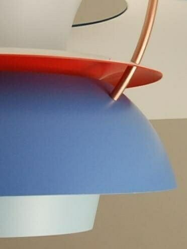 Louis Poulsen Ph5 Pendant | Vintage 1970's '4 Shades Of Blue' | Mid Century Modern Design By Poul Henningsen, Denmark photo furniture