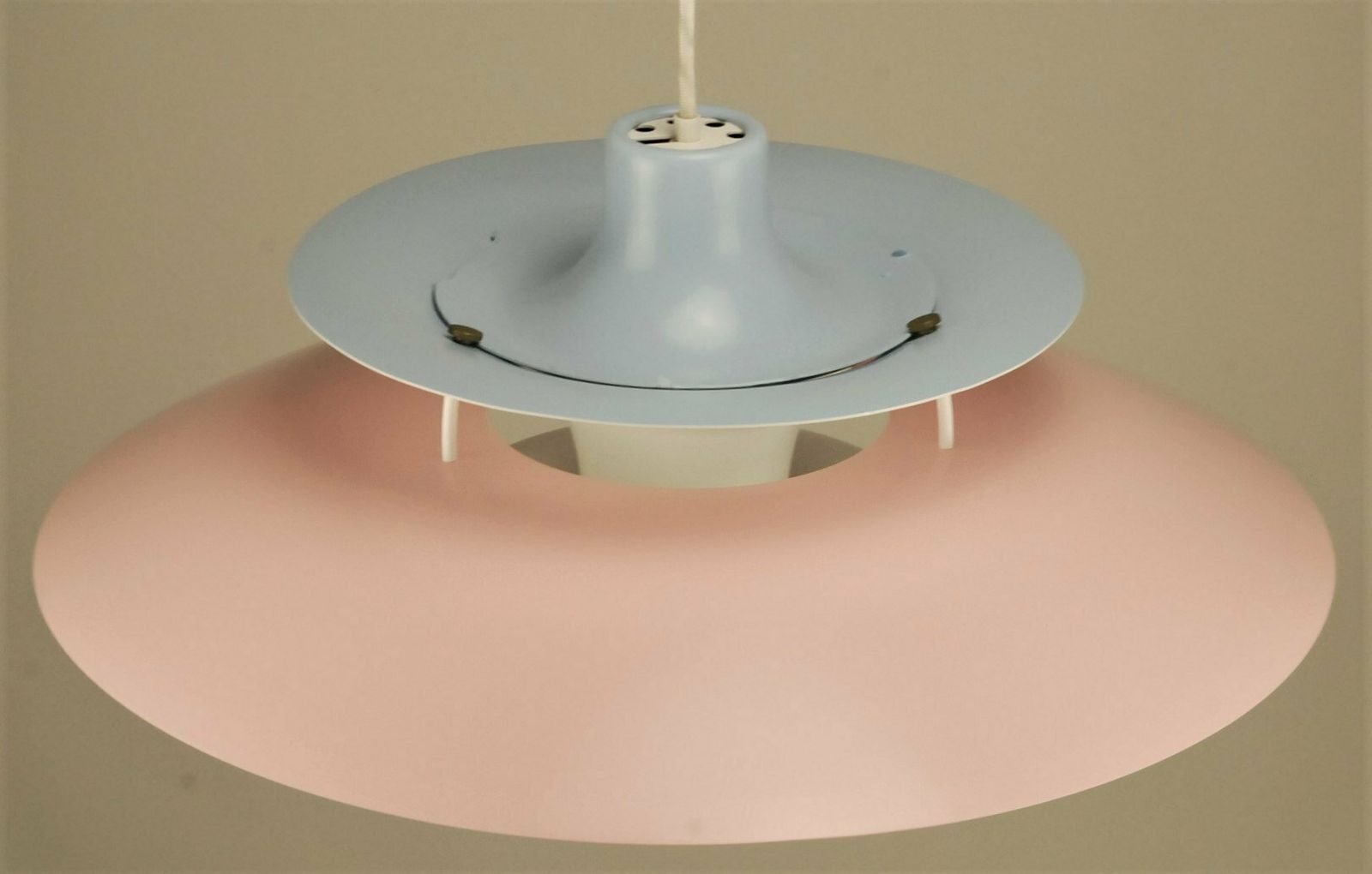 Louis Poulsen Ph5 Pendant | Vintage 1970's 'Pastel Blue/Pink/Peach/Yellow' photo furniture