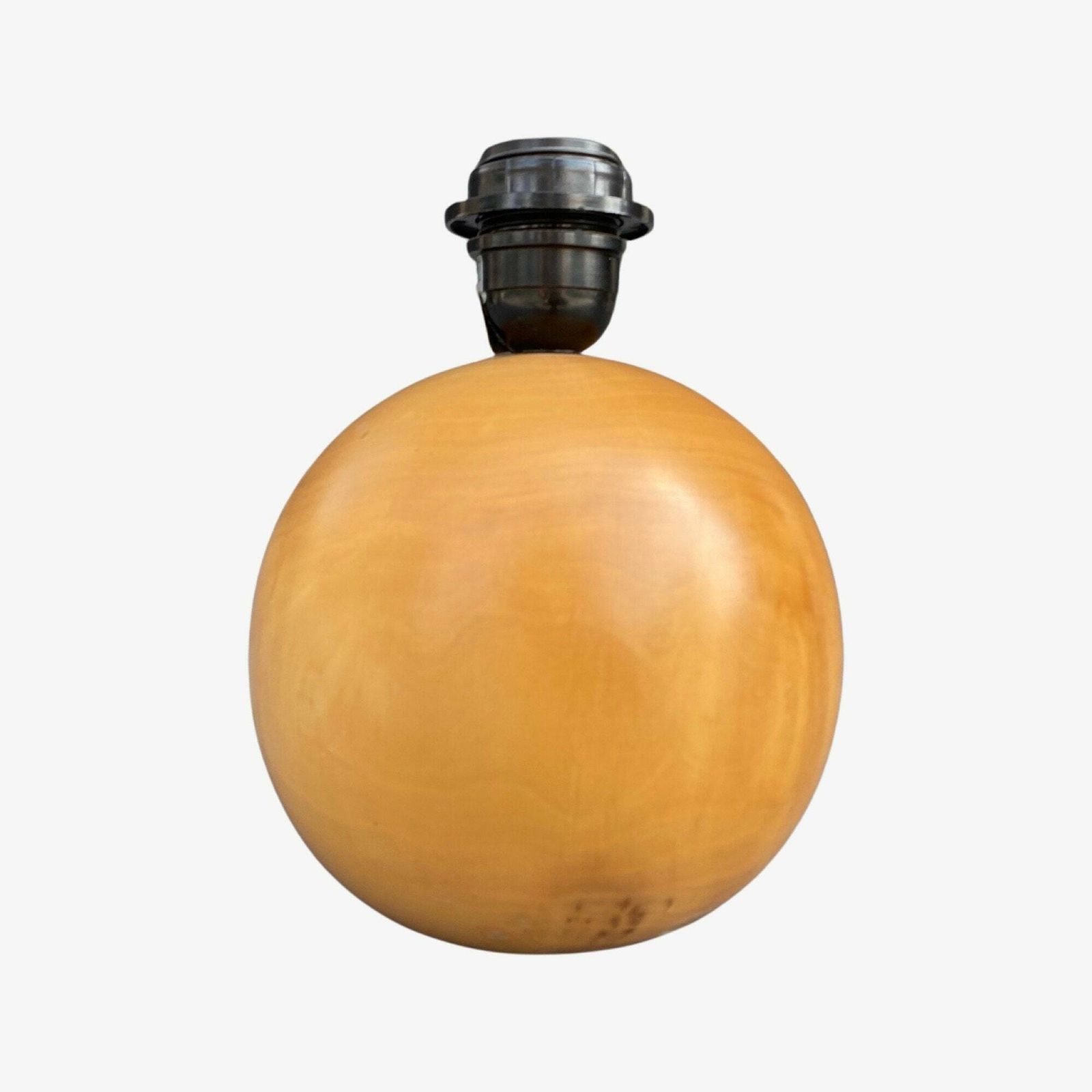 Dutch Original   Mid Century Oak Wood Ball Light | Vintage Table Light, Retro Night Light, Vintage Lamp | Hema Design Ball/Mushroom Shape photo furniture