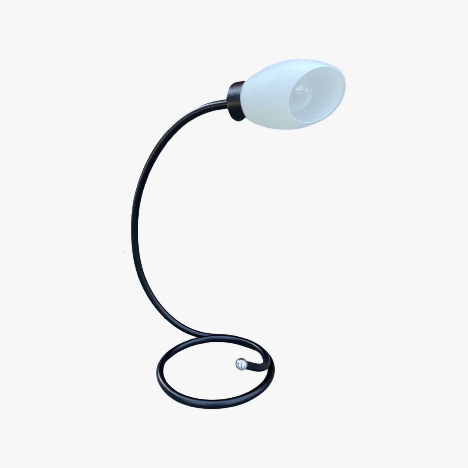 Unique Mid Century Table Light | Vintage ‘Rope’ Designer Light | Mid Century Modern Table Lighting   Vintage Lamp 1970s, 1980s | Metal/Glass photo buy