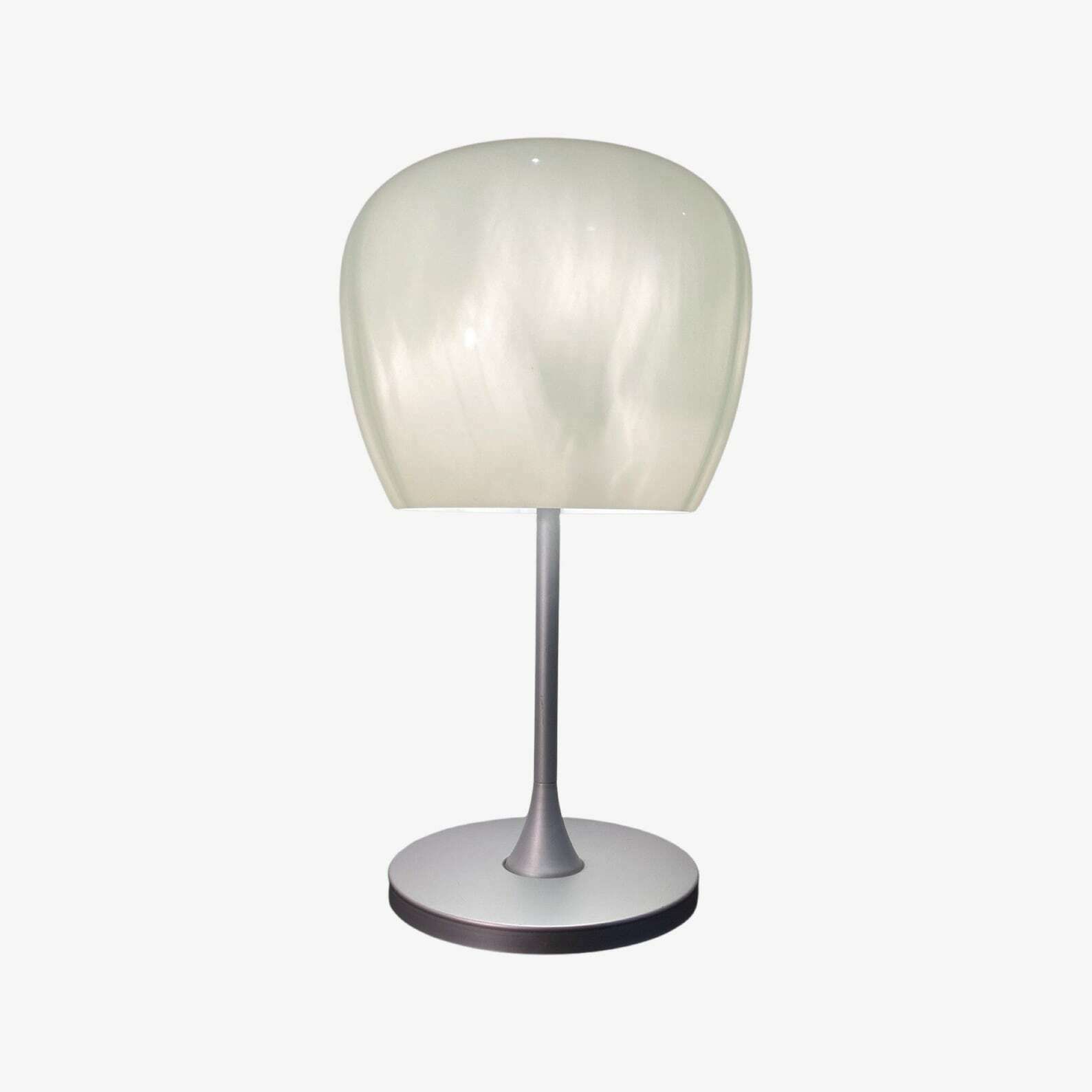 Vintage Ikea Mushroom Table Lamp | Late Mid Century Swedish Ikea Vintage Design | Glass Shade | Ikea Althorn Retro Lamp