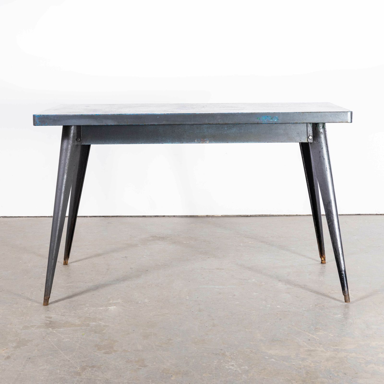 1960’s Original French T55 Tolix Rectangular Dining Table – 120cm (Model 1296 ) photo for sale