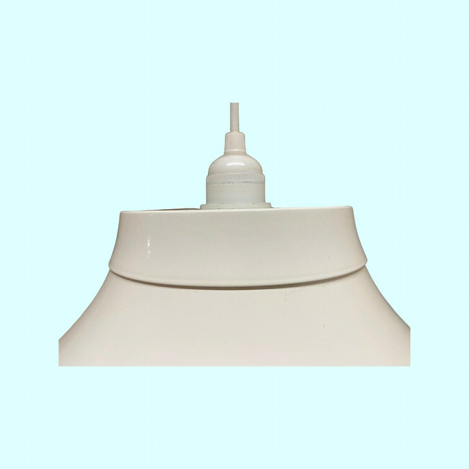 Danish Vintage Hanging Light 1970s | Mid Century Scandinavian Modern Lighting | White Retro Pendant Lamp From Denmark | Form Lyskaer Poulsen photo furniture