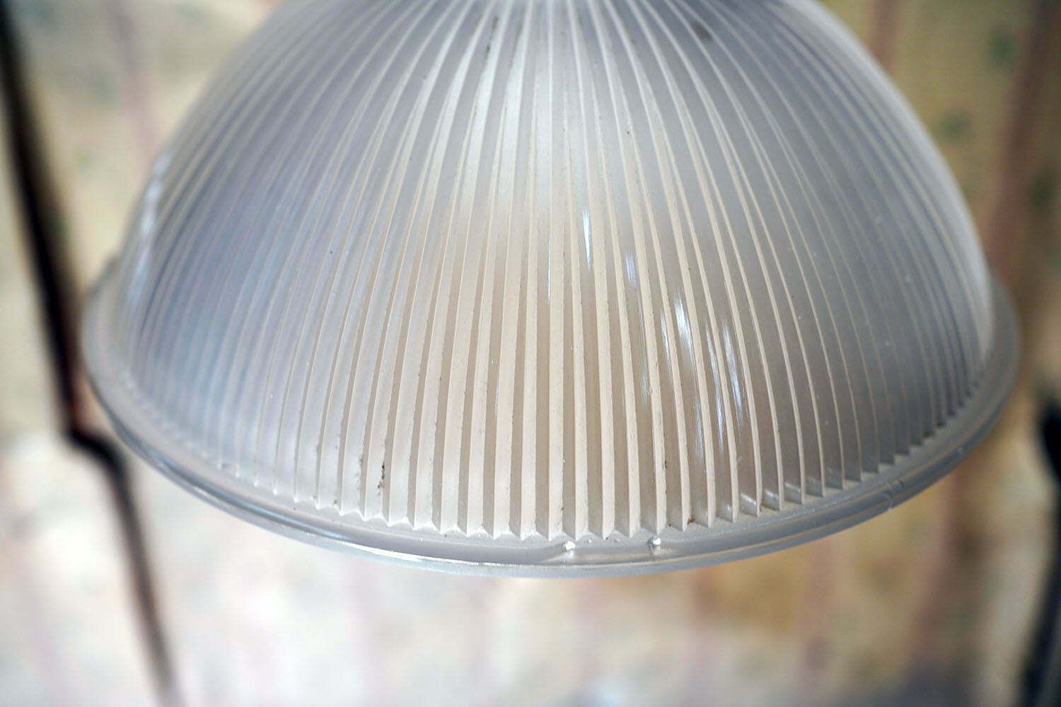 An Early 20thc Holophane Prismatic Glass Pendant Light C.1913 photo for sale