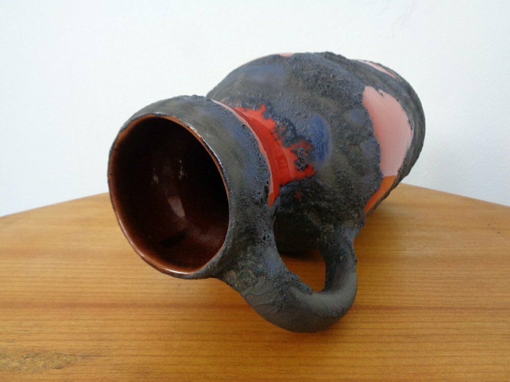 Lava Ceramic Marei Vases, Bowl & Planter, 1970s, Set Of 4 photo vinterior