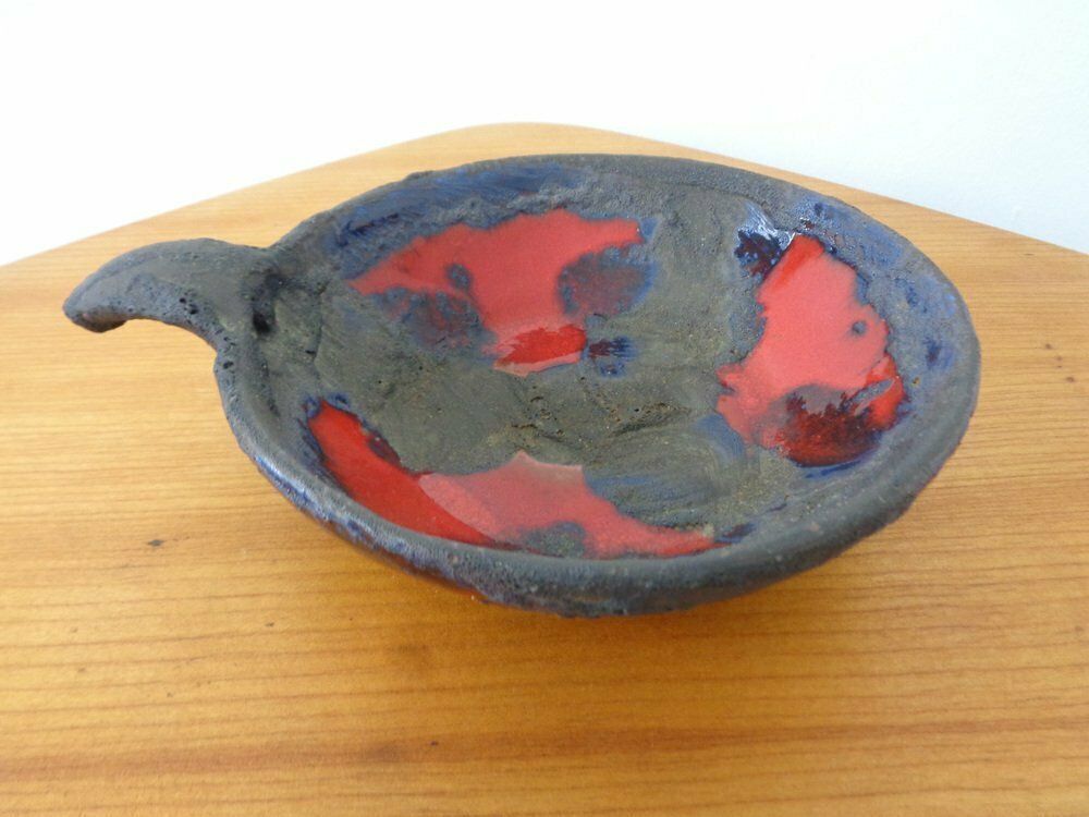 photo vintage Lava Ceramic Marei Vases, Bowl & Planter, 1970s, Set Of 4