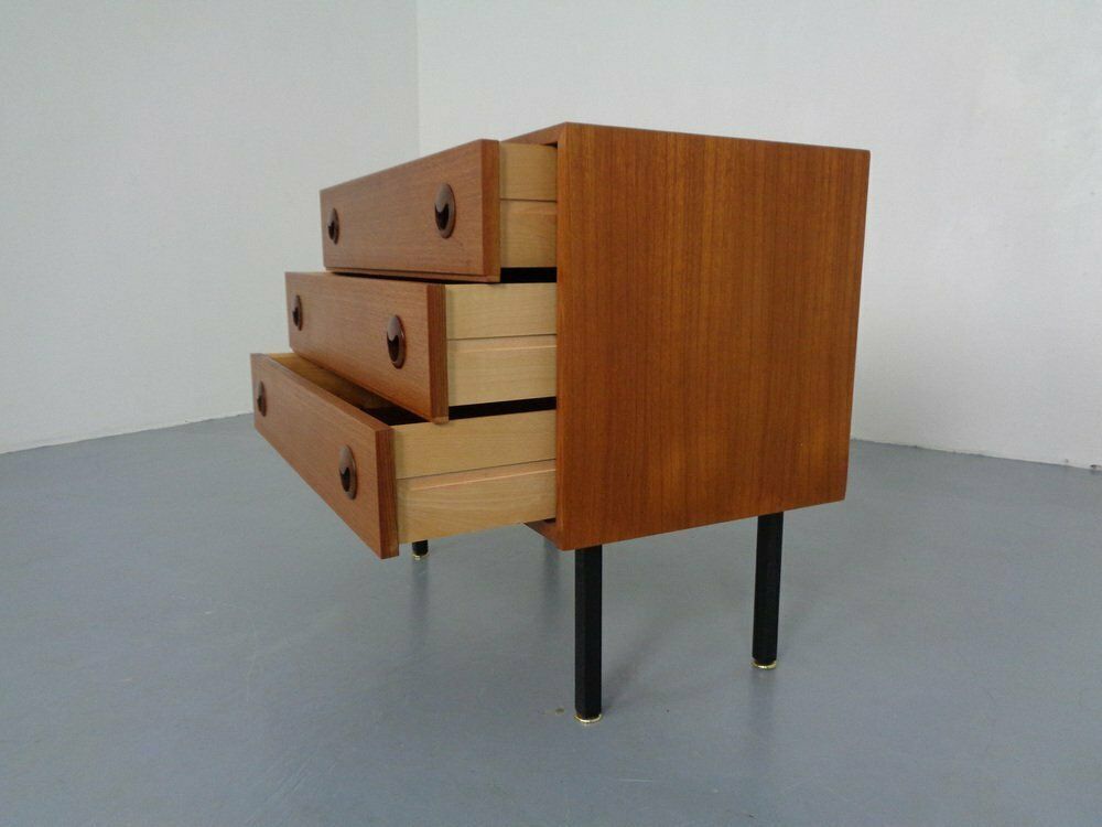 Teak Chest Of Drawers, 1960s, Vintage photo vinterior