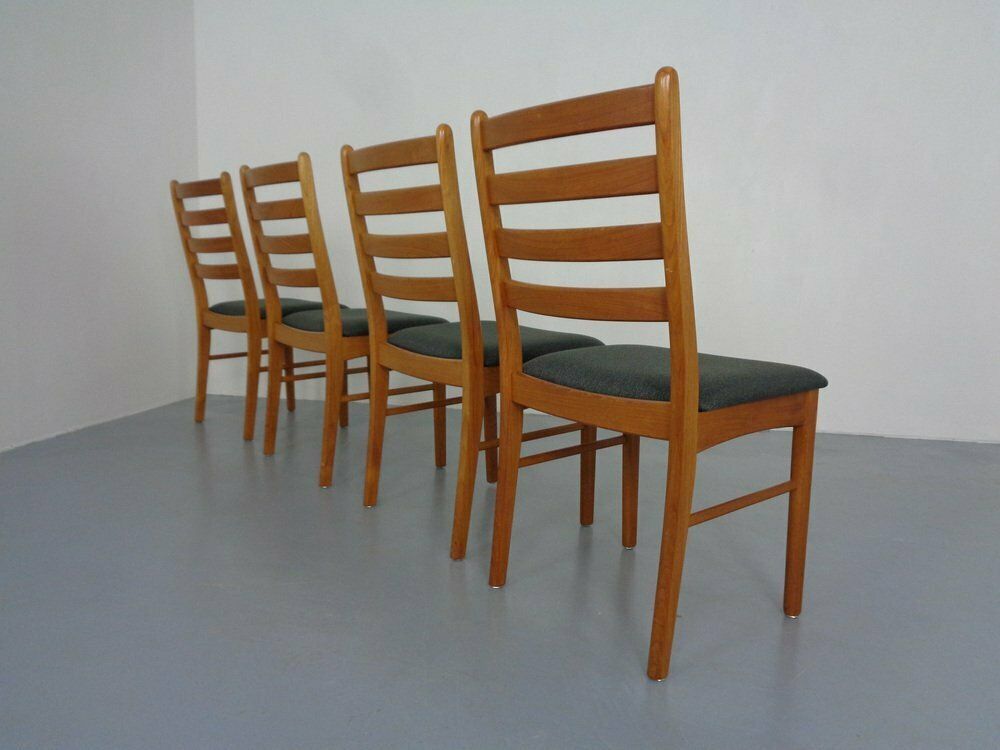 Danish Teak Dining Chairs By Korup Stolefabrik, 1970s, Set Of 4 photo 429.0