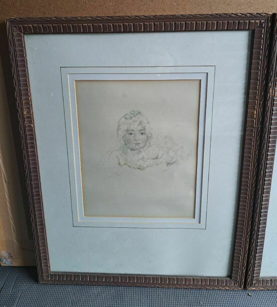 Pair Frederick Christian Lewis Hand Colour Stipple Engraving Sir Thomas Lawrence photo for sale