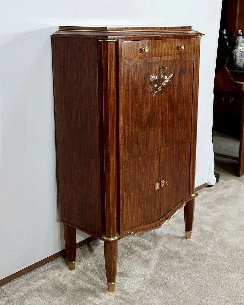 Secretaire In Precious Wood, Signed J. Leleu, Art Deco – 1940 photo 14788.74