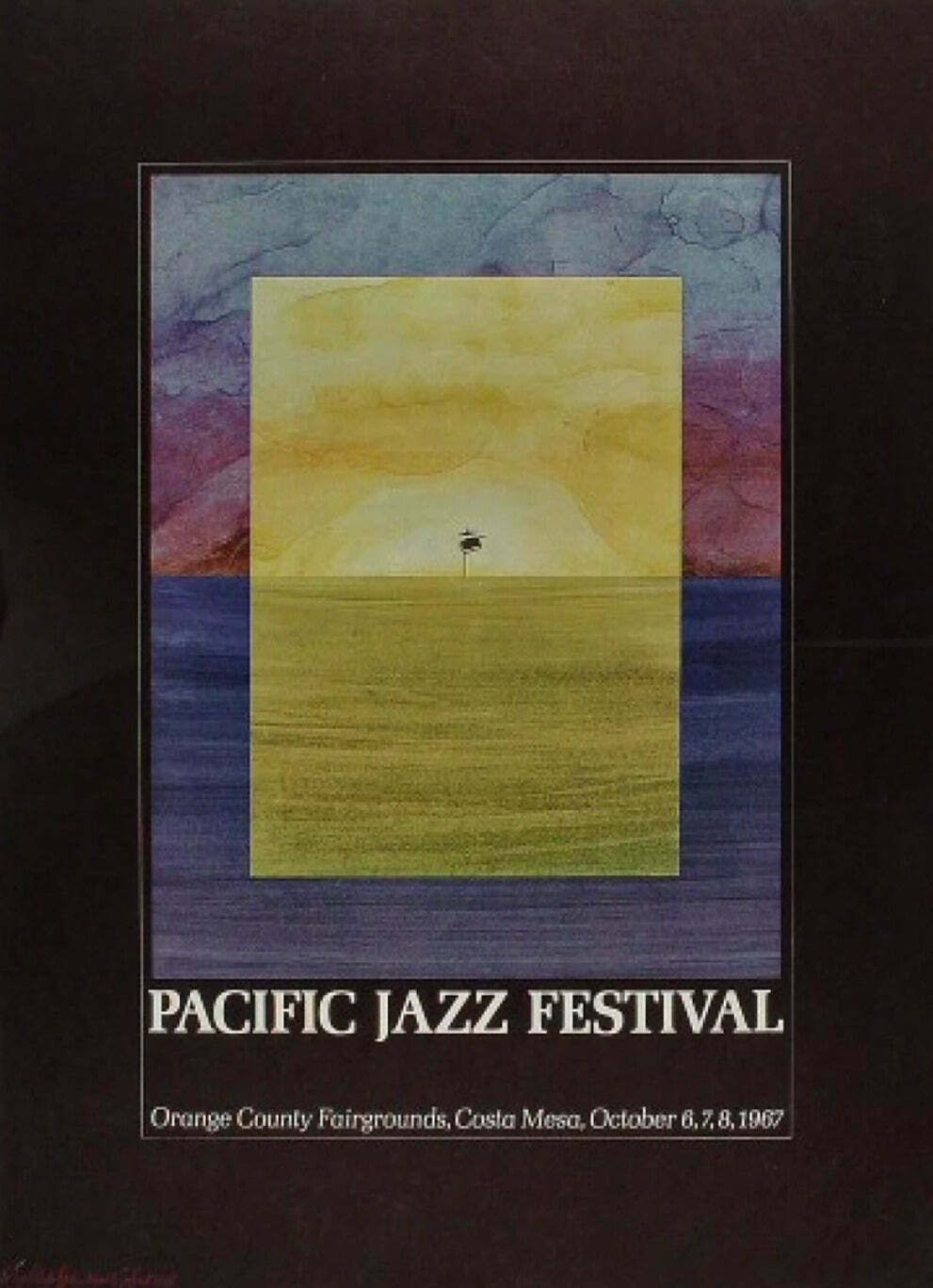 Original Vintage Poster Pacific Jazz Festival 1967