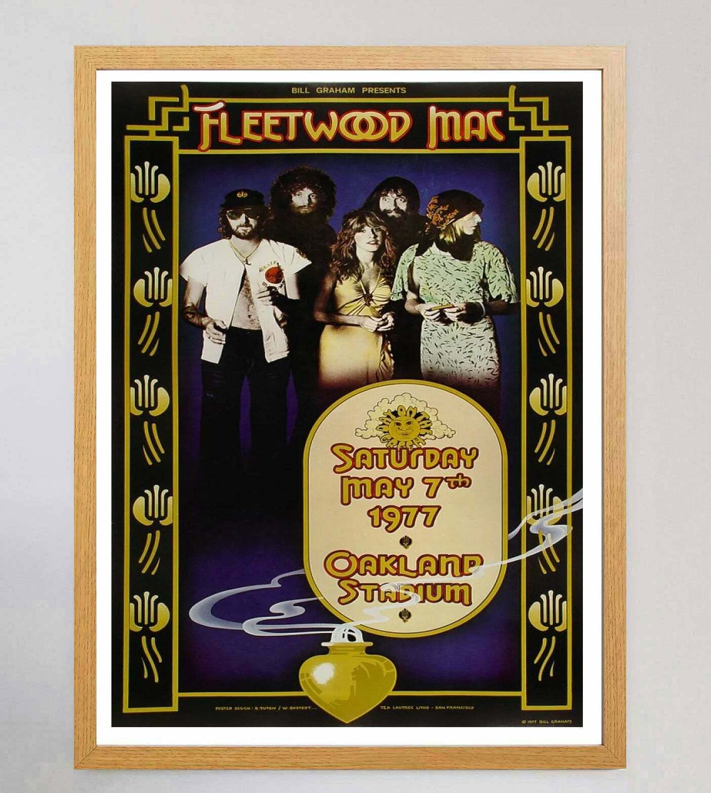 Fleetwood Mac   Oakland Coliseum Original Vintage Poster photo Art