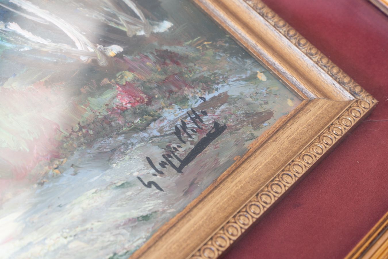 photo furniture Oil Painting On Canvas By Giovanni Cappelletti, 1970