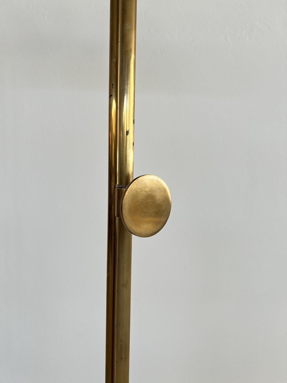 1350.0 Florian Schulz Mid Century Adjustable Floor Lamp In Full Brass, 1970s photo