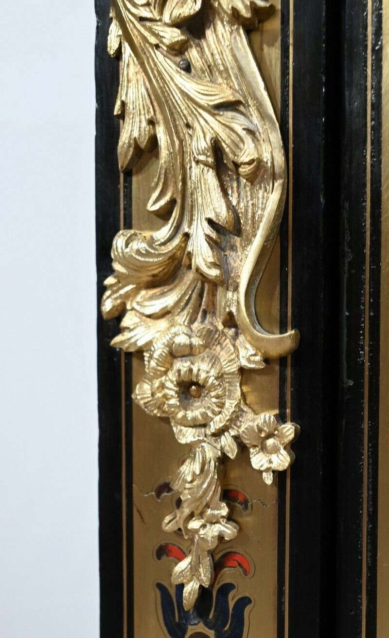 Furniture Small Showcase In Brass And Blackened Pear Tree, Napoleon III Period   Mid 19th Century photo