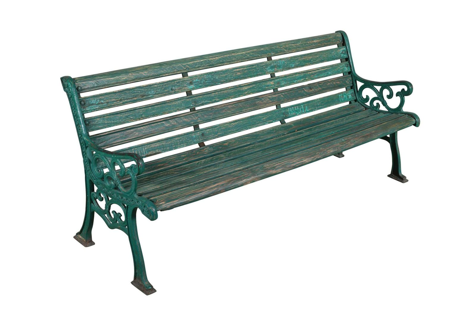 Exquisite Antique Indian Teak Wood Garden Bench   Vintage Garden Furniture, Handcrafted Artistry