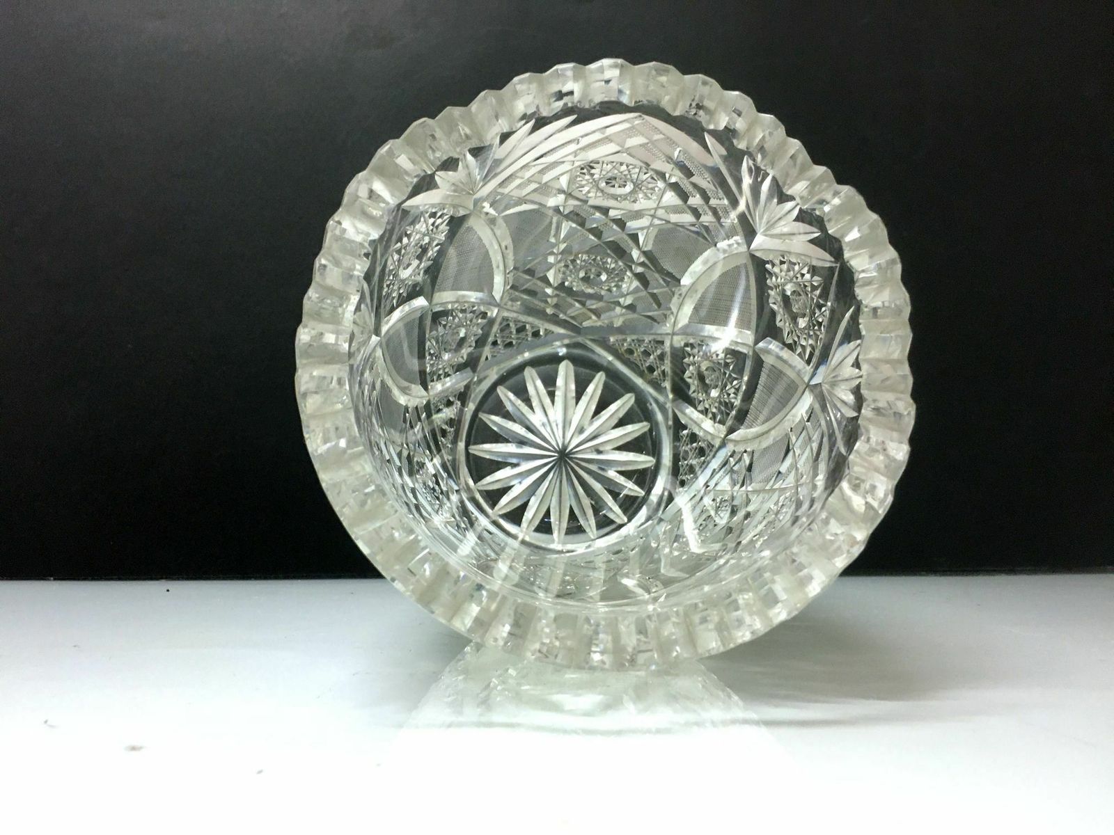 Crystal Lead Vase, 1970s, Glass photo buy