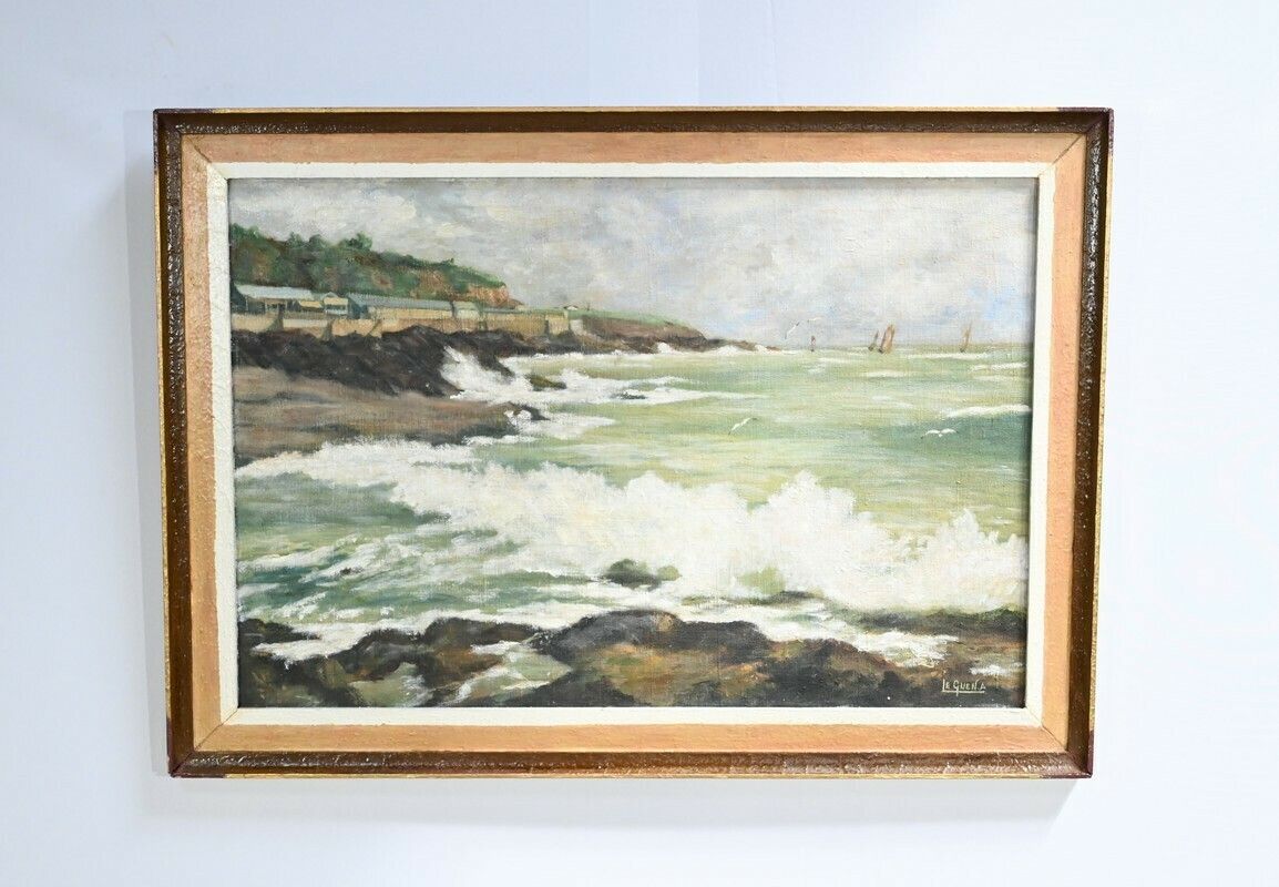Oil On Canvas, Signed A. Le Guen   2nd Part 20th Century