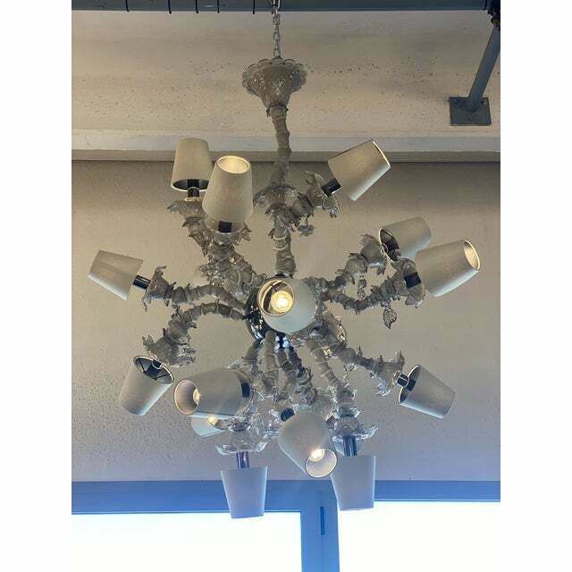 Contemporary Sputnik Ca' Rezzonico Murano Glass Chandelier photo furniture