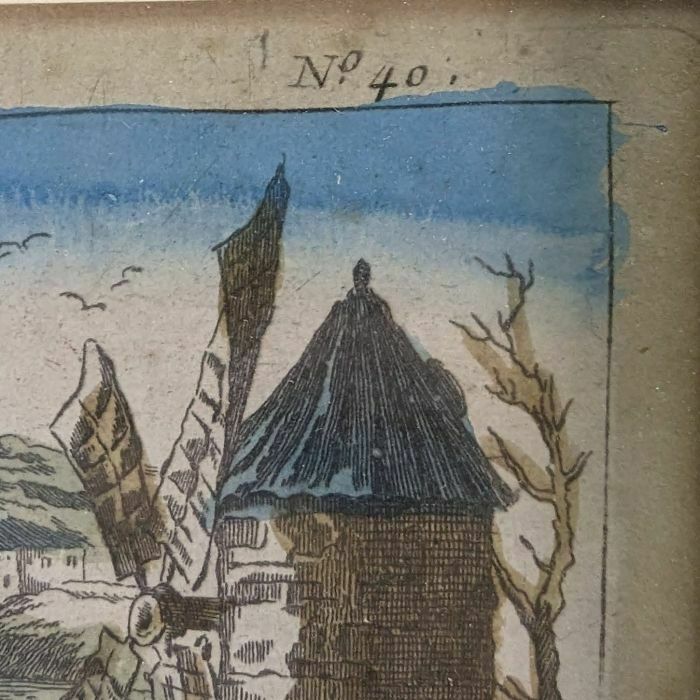 Napoleonic Optical View Engraving Seen From The Passage Of The Rhine photo 325.0