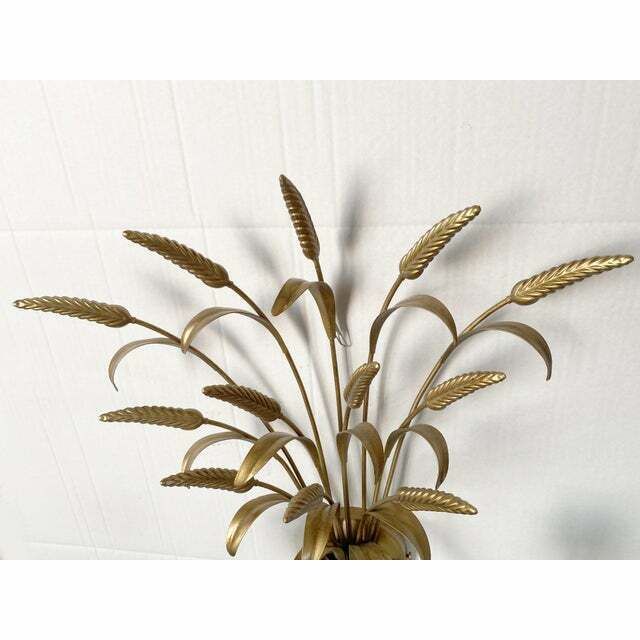 Contemporary Gold Florentine Wrought Iron Ears Wall Lamp photo Lighting