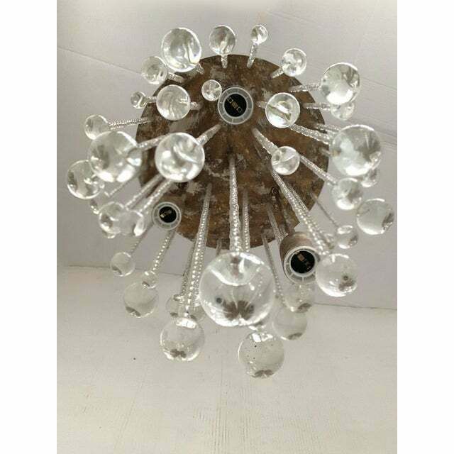 Contemporary Cascade Of Transparent Cristals Murano Glass Chandelier photo 5208.0