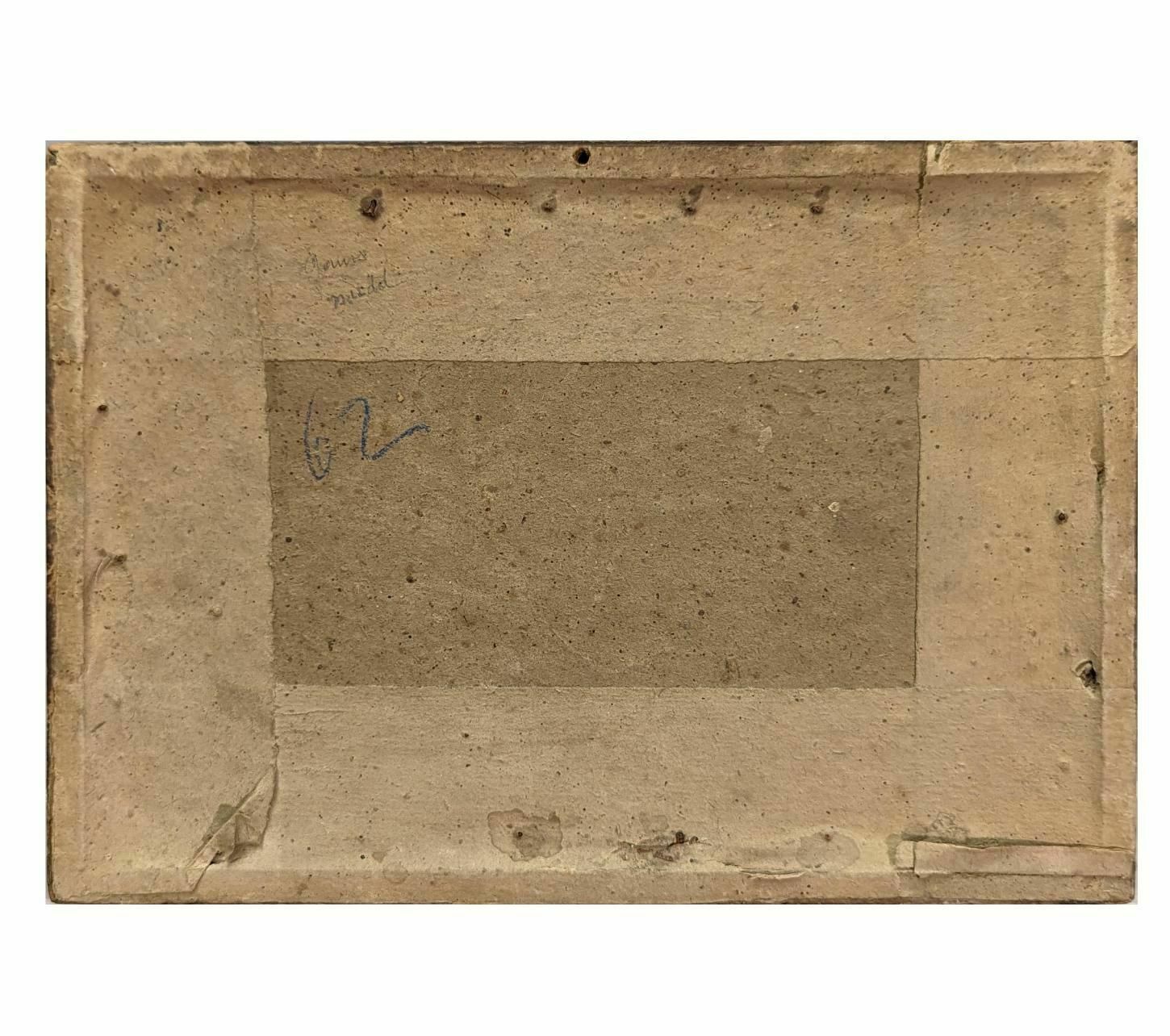 The Hitch At Full Gallop Wash Drawing, 19th Century photo 109.0
