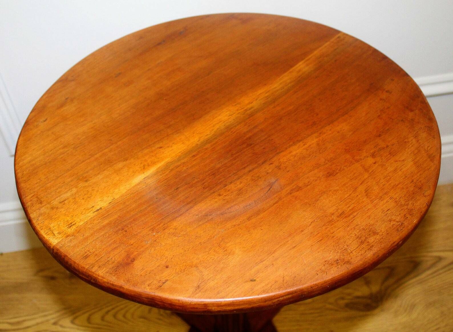 Victorian Mahogany Antique Side Table Vintage Wooden Arts And Crafts Hall Desk Industrial Occasional photo Furniture