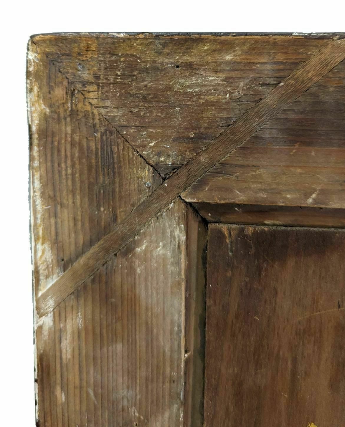 photo furniture Painting On Wood Of A Character In 19th Century Dress