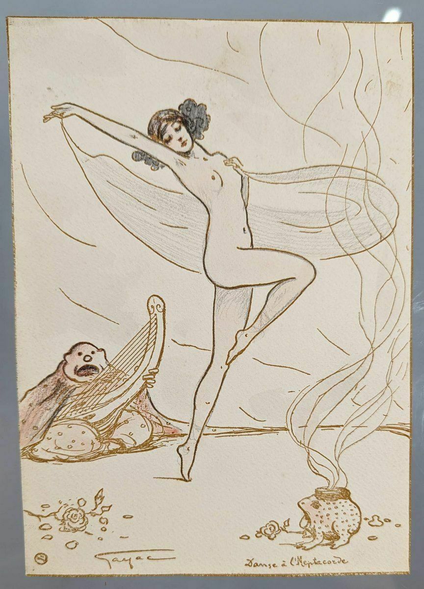 Lithograph Series Illustrator Ernest Gayac (1870 1942) photo Art