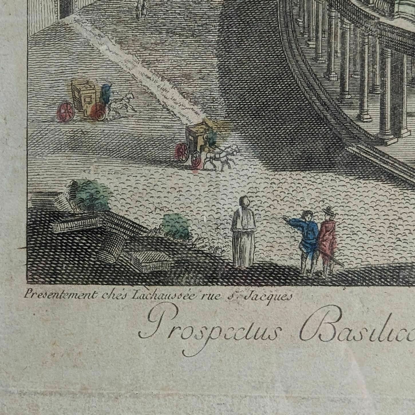Optical View Engraving The View Of Saint Peter In Rome photo buy