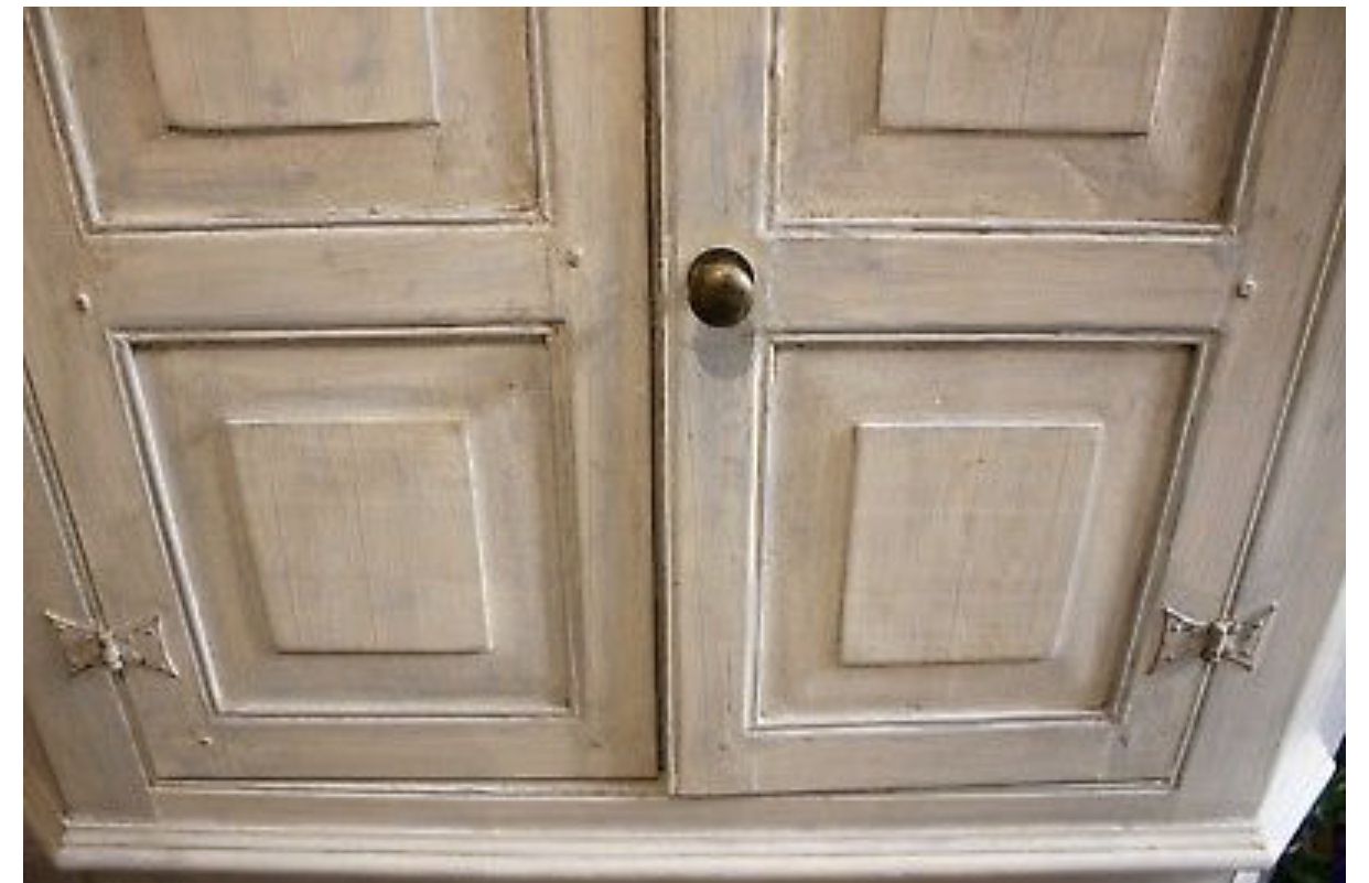 French Painted Corner Cabinet` photo Furniture