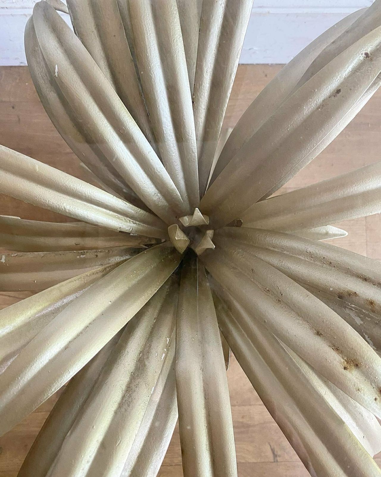photo furniture Mid Century French Toleware Wheatsheaf Table