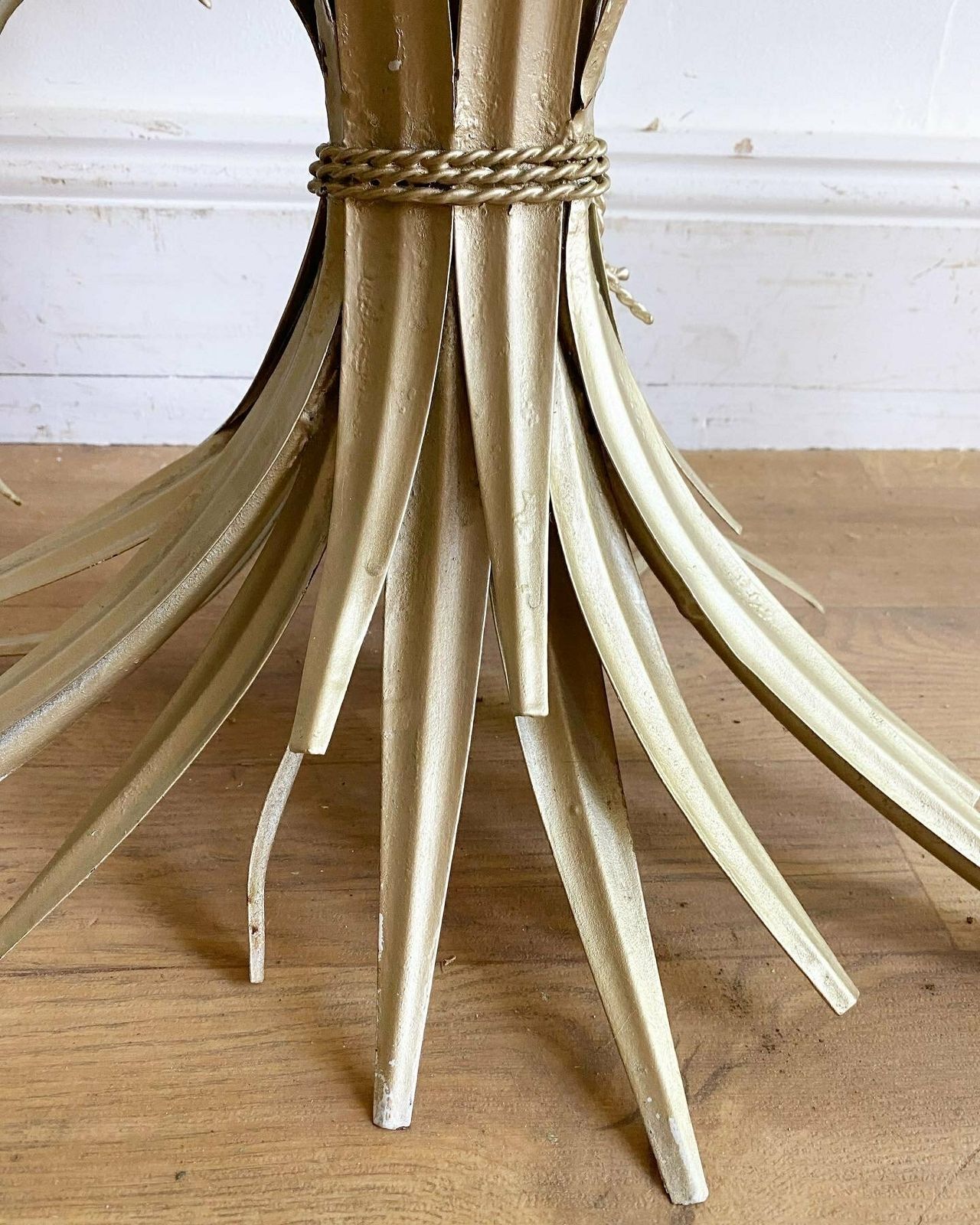 photo for sale Mid Century French Toleware Wheatsheaf Table