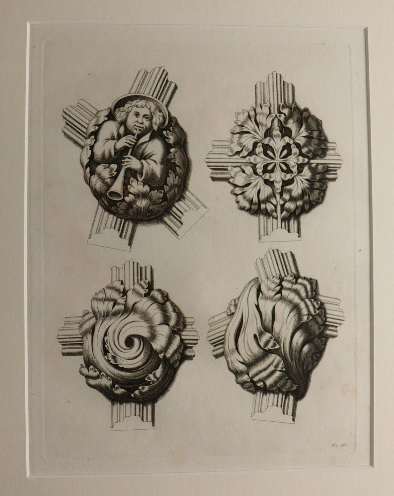 Set Of Four Gothic Ornaments York Cathedral photo vinterior