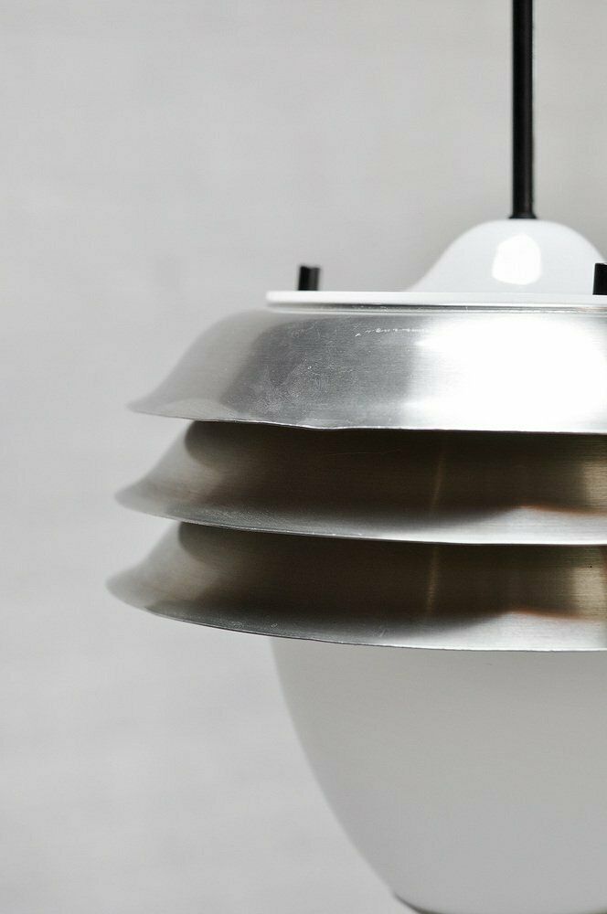 Italian Table Lamp In Metal And Opal Glass, 1960s photo 2646.0