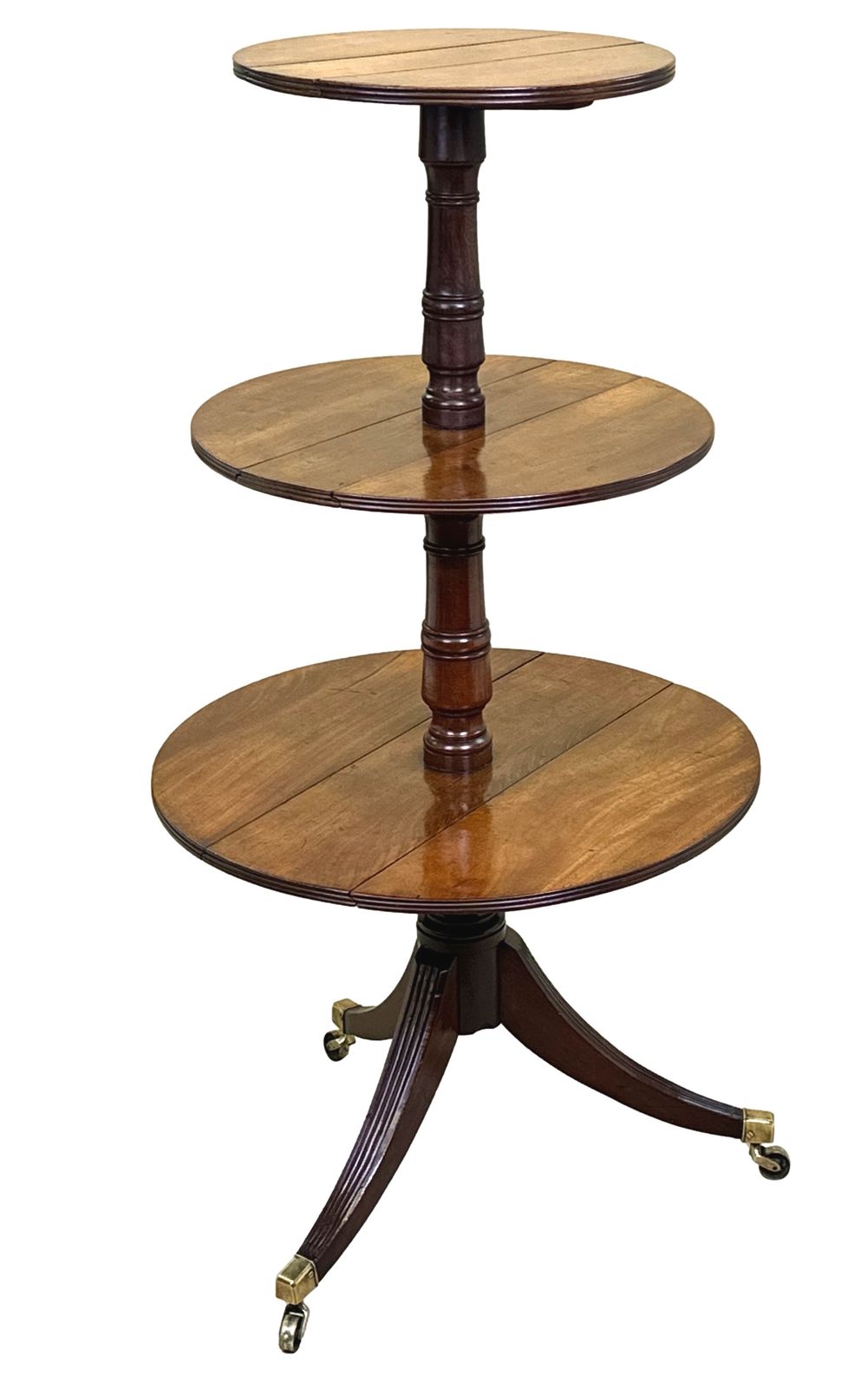 Georgian Mahogany Folding Dumbwaiter (England, Circa 1800)