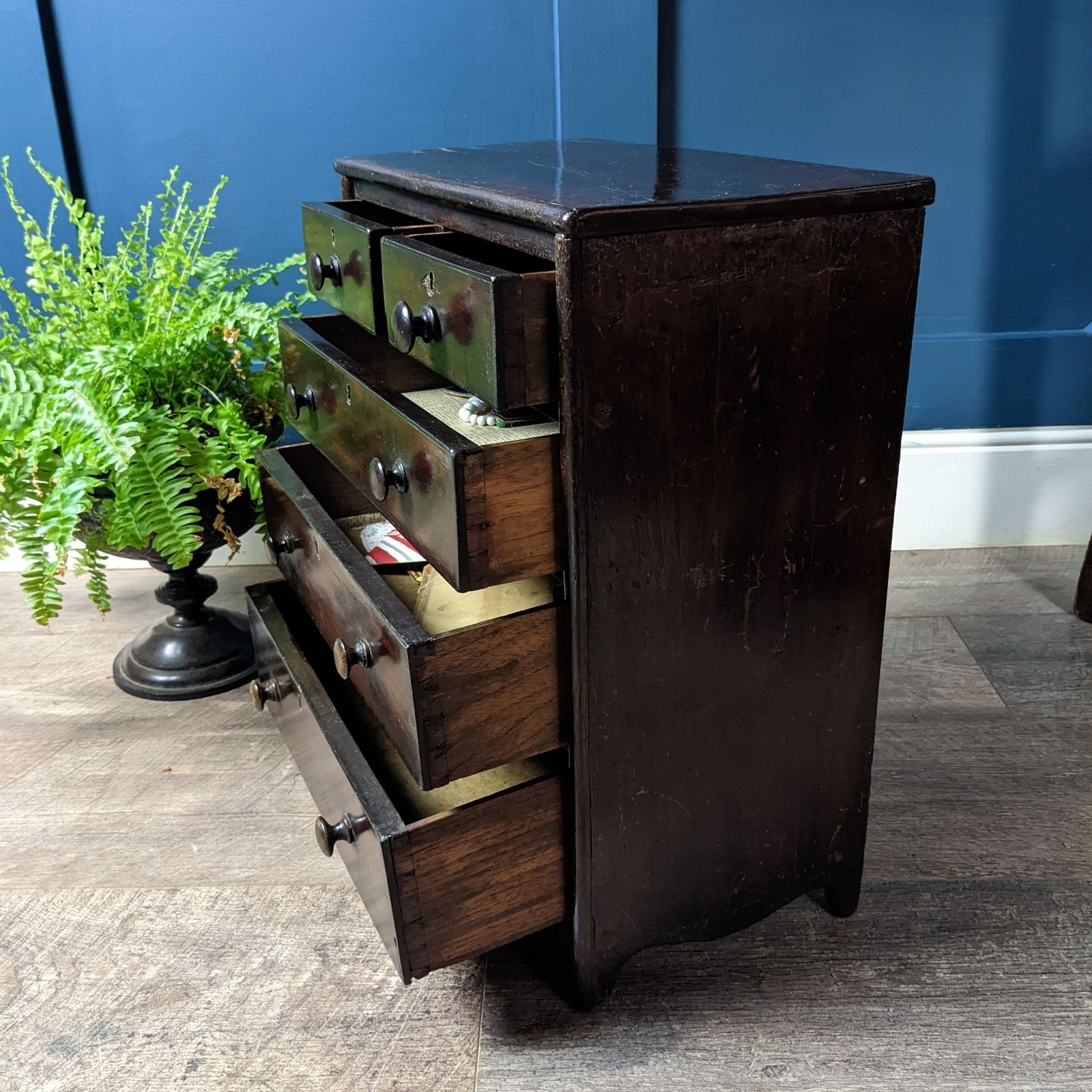 19th Century Apprentice Size Antique Chest Of Drawers photo vinterior